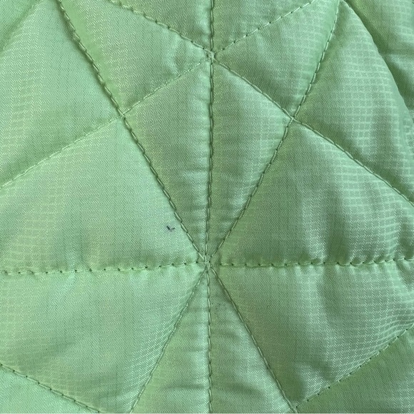 THE NORTH FACE Women's Quilted Puffer Vest Yellow Green Turquoise Sz XS - Picture 16 of 16